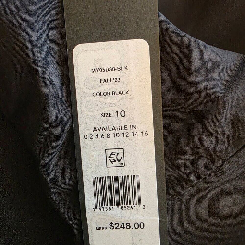 NWT BCBGMaxAzria Mini Dress 10 Bustier Mesh Insert Scuba Crepe Sleeveless - Picture 4 of 8